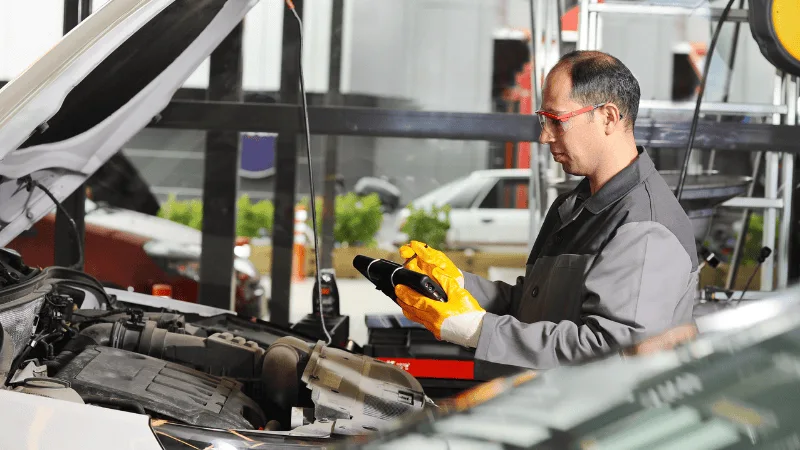 Vehicles are being fully inspected