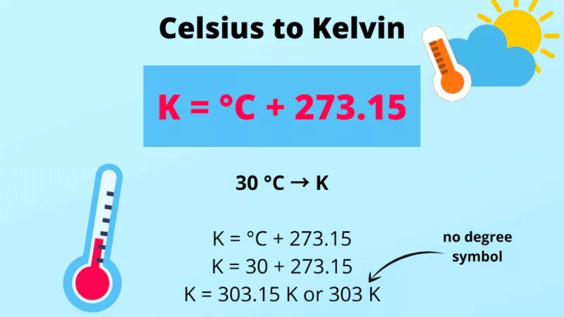 Celsius to Kelvin
