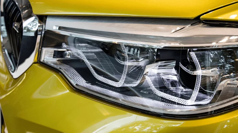 Degradation of LED bulb headlights