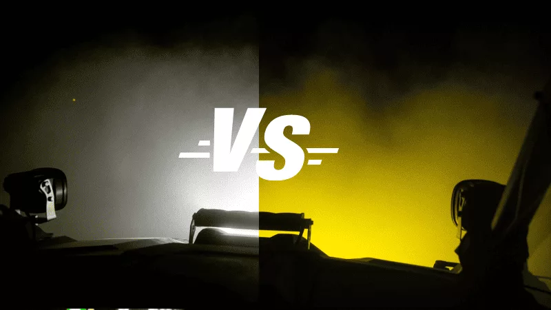 Yellow vs. White Fog Lights