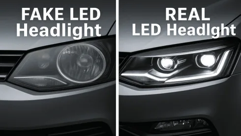 How to Spot Fake LED Headlights